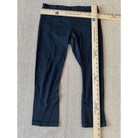 LULULEMON ATHLETICA Women's legging black crop 8 - Picture 2 of 5